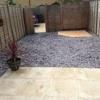 gravel and paved garden gloucestershire
