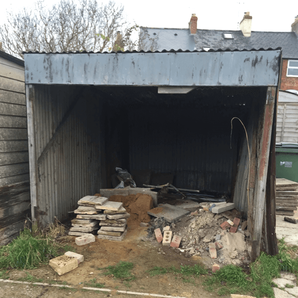 Before Driveway Construction by Gloucestershire Home & Garden