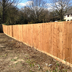 wooden privacy fence gloucestershire