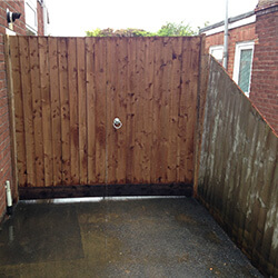 wooden gate and fencing gloucestershire